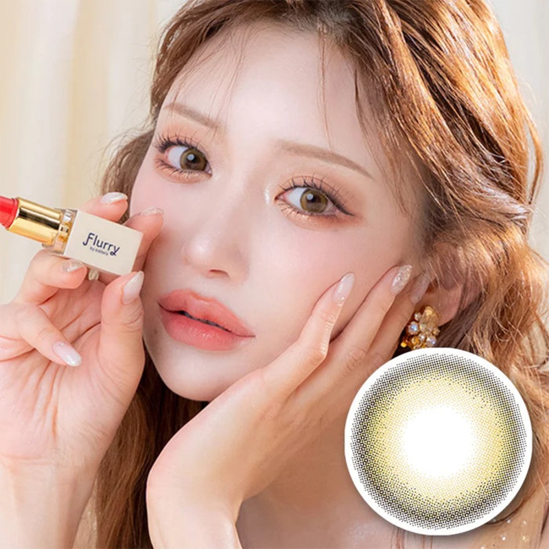 Flurry by Colors Contact Lenses Ring Yellow Gold 0.00
