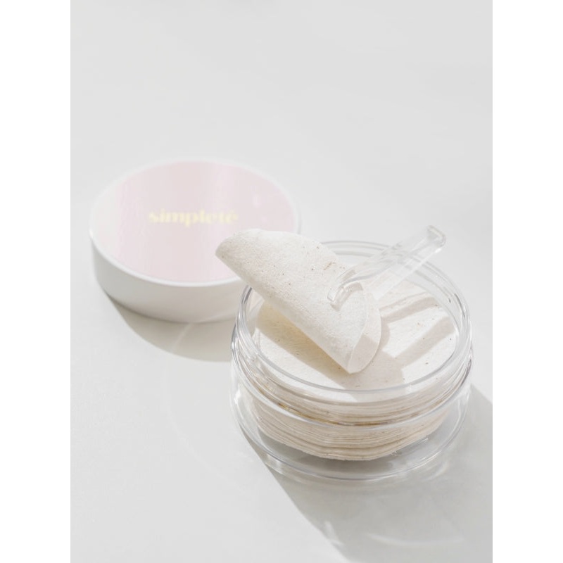 Simplete Cotton pad(30ea) with Tray 30 Cotton Pads with Tray