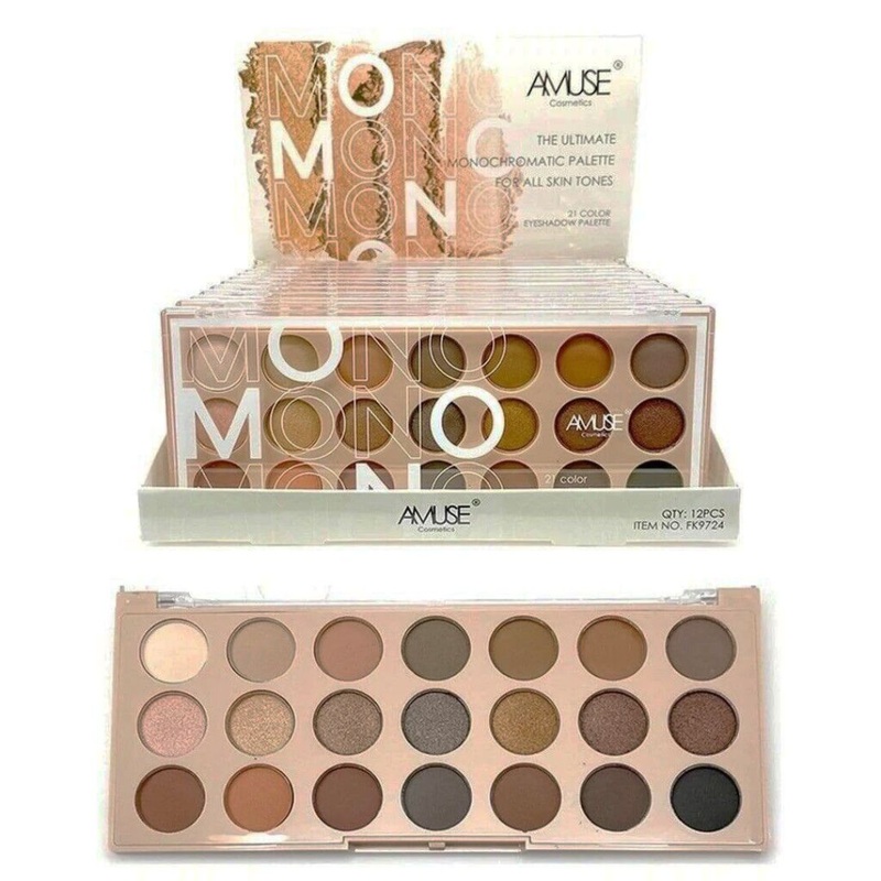 Amuse Mono Eyeshadow Palette – Wholesale Display 12 Units (FK9724)