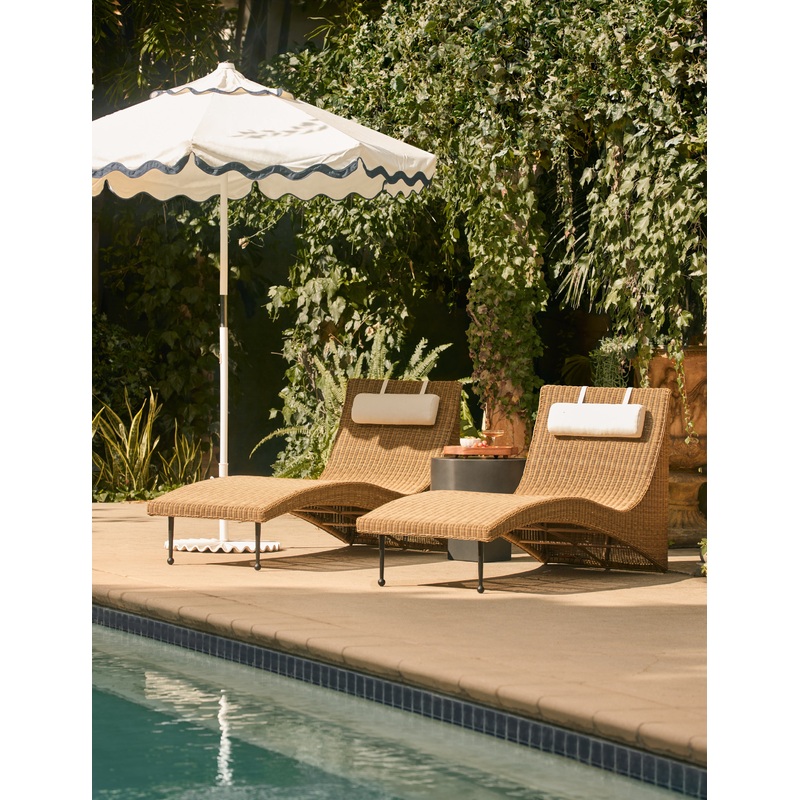Clamshell Umbrella Base by Business & Pleasure Co. White