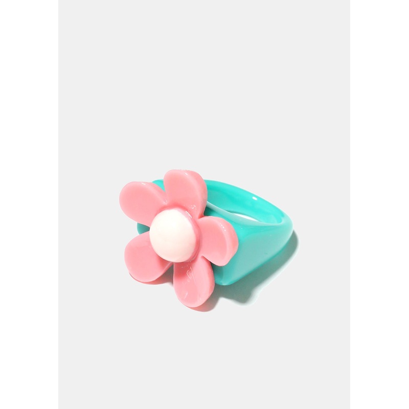 Color Flower Ring Pink/7