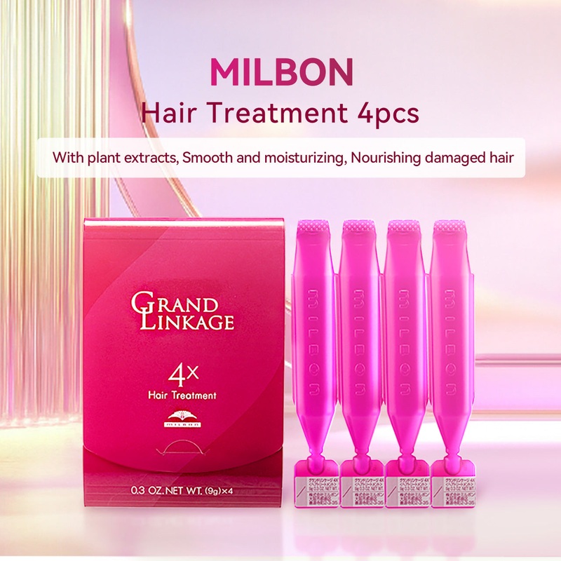 Milbon Hair Treatment  4X 4PCS