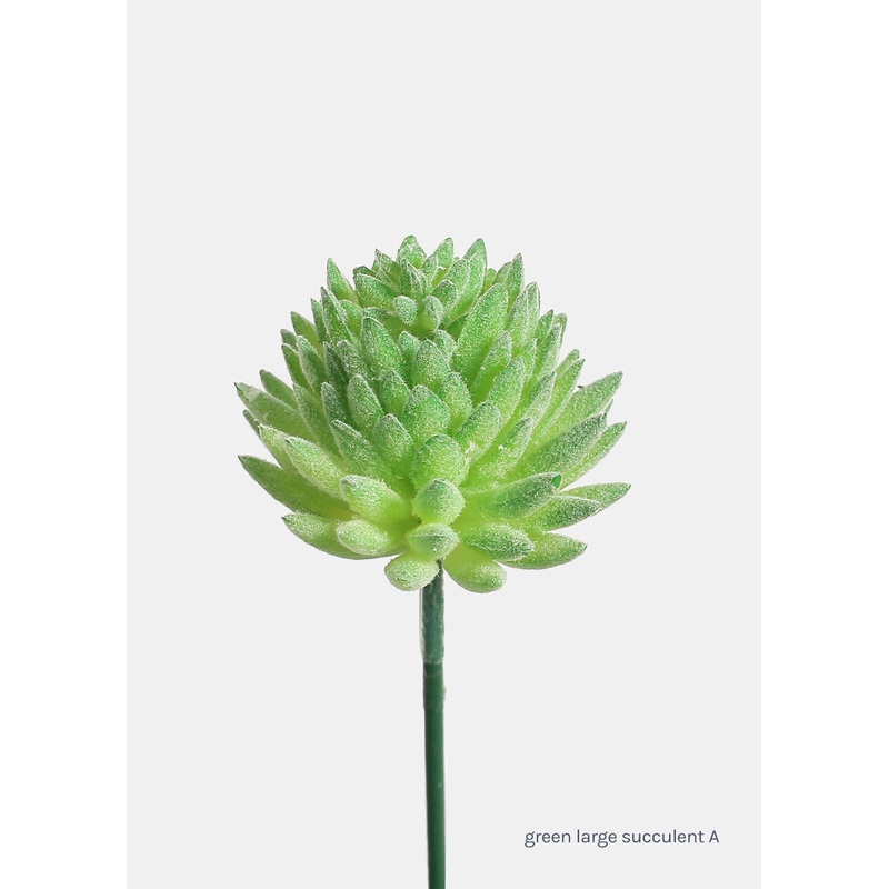 Official Key Items Artificial Succulents – Green Large Succulent A