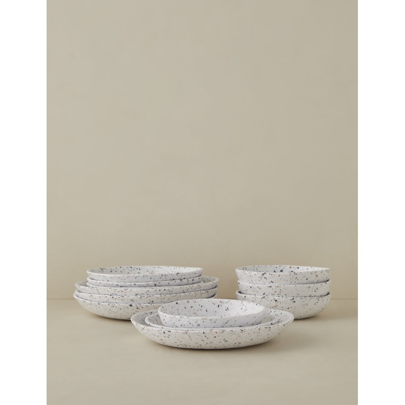 Madelle Recycled Melamine Dinnerware (12-Piece Set) 12-Piece Set