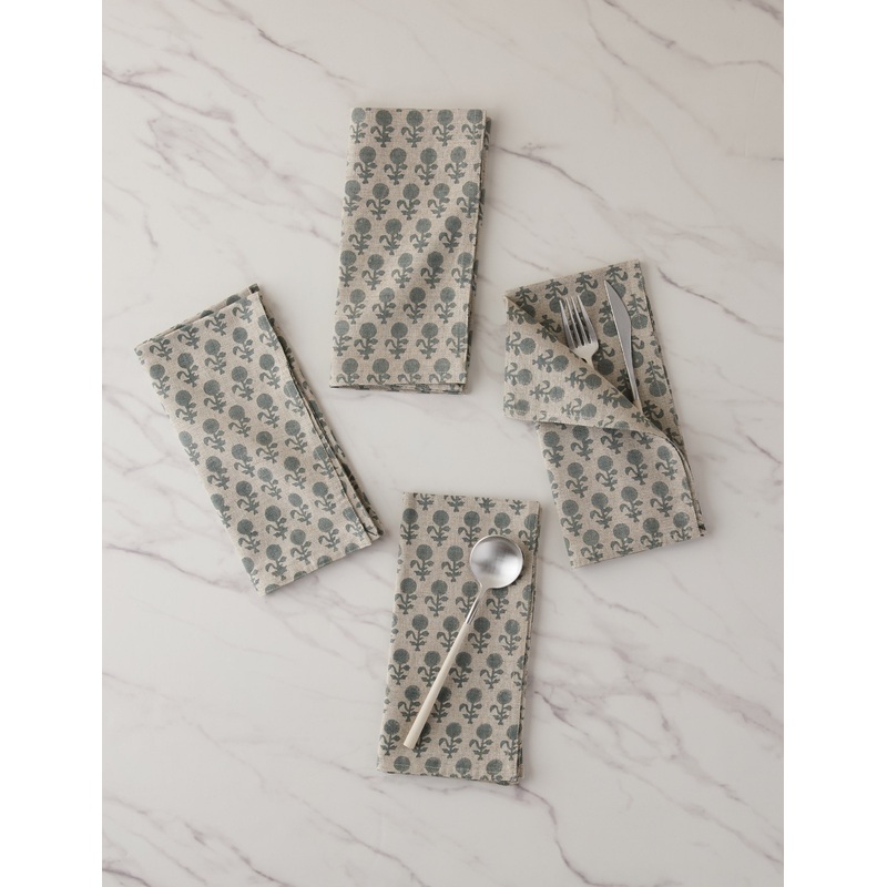 May Table Linens Blue Napkin -Set of 4