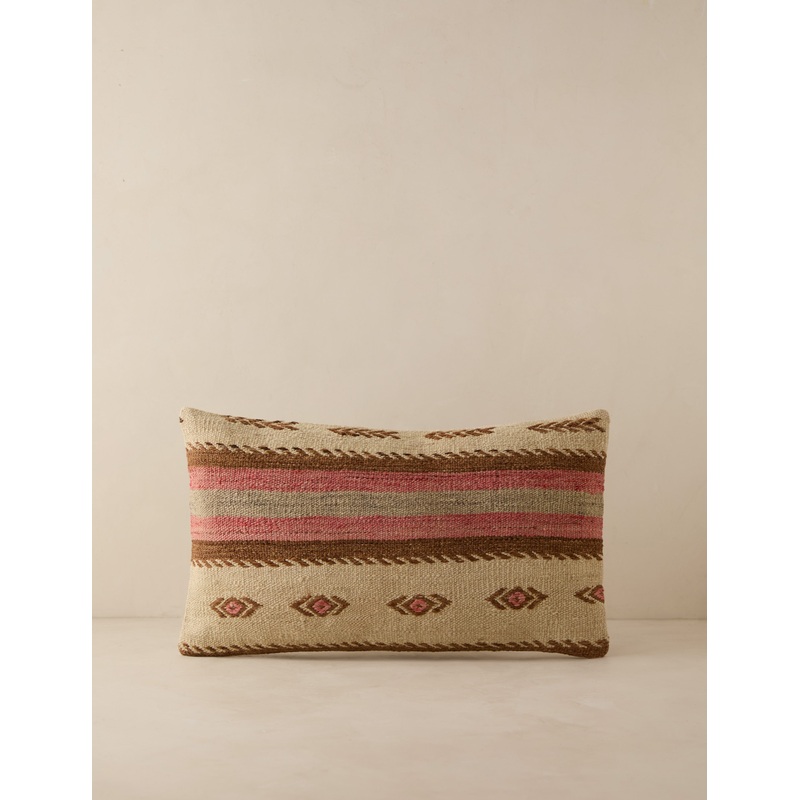 Vintage Lumbar Pillow No. 210, 12″ x 20″