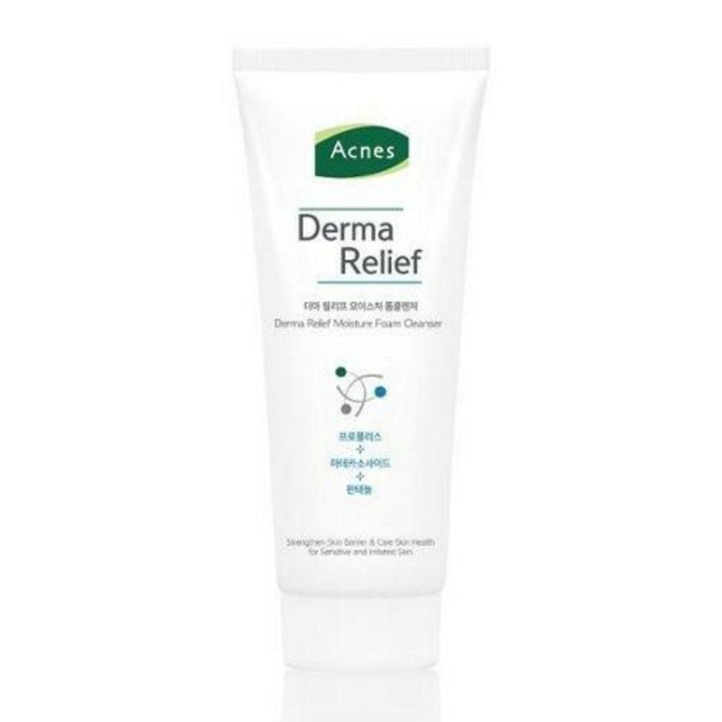 Acnes Derma Relief Moisture Foam Cleanser 200ml