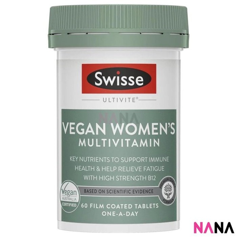 Swisse Ultivite Vegan Women’s Multivitamin 60 Tablets