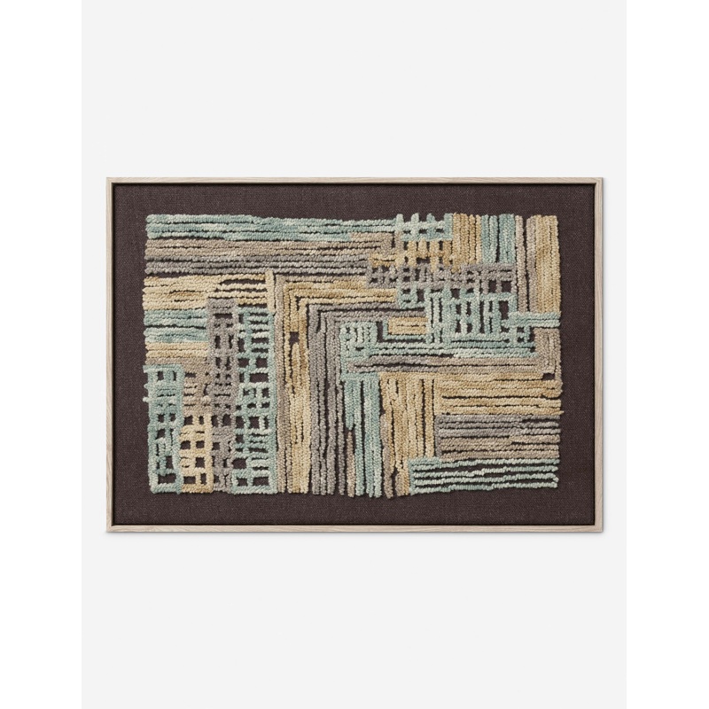 Tabitha I Textile Wall Art Blue 42″ x 30″