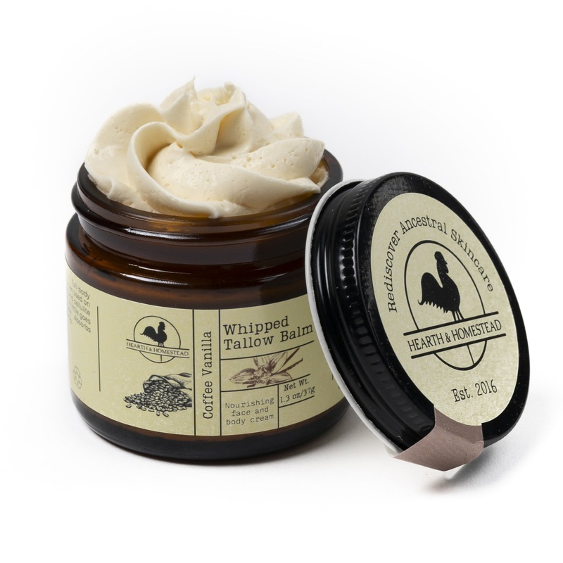 Whipped Tallow Balm Unscented (Herb-Infused)