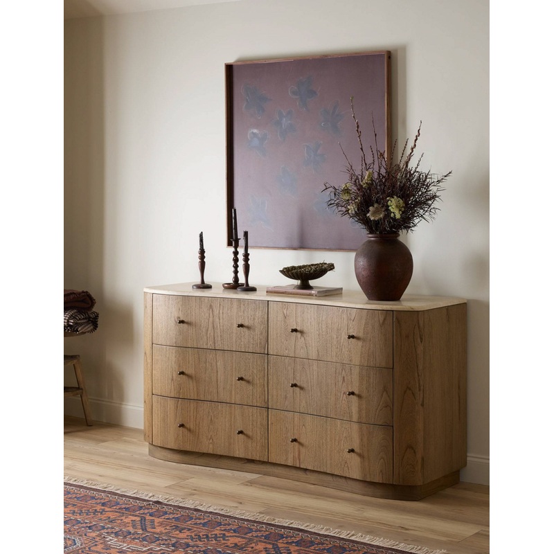 Rosebury 6-Drawer Dresser Natural