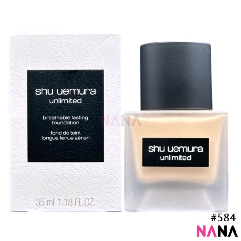 Shu Uemura Unlimited Breathable Lasting Foundation Natural Semi-Matte SPF24 PA+++ #584 35ml
