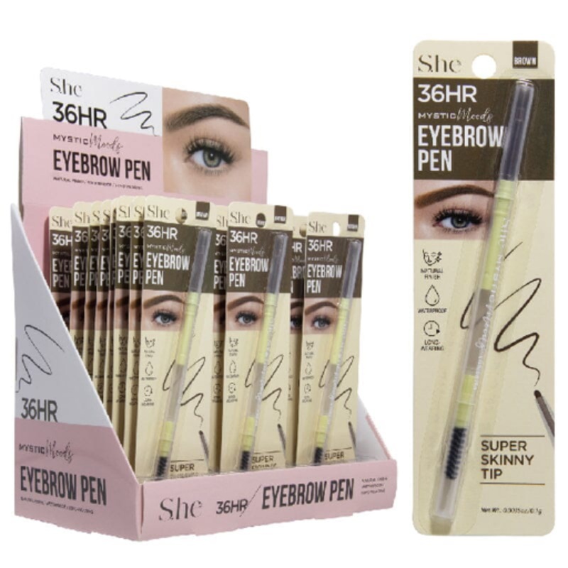 SUPER SKINNY BROW PENCIL BROWN (24 PCS)