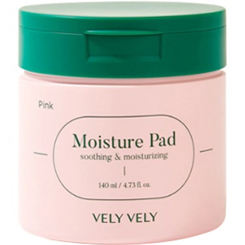 Vely Vely Pink Moisturizing Pad 140ml 60ea