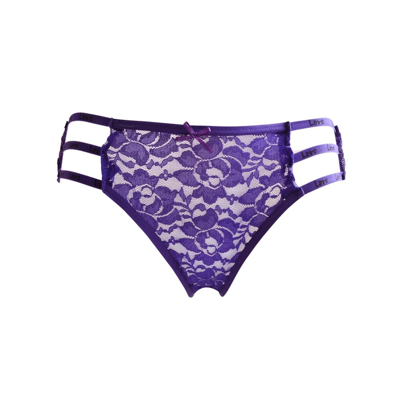 Vision Love Lace Panty Small Beige