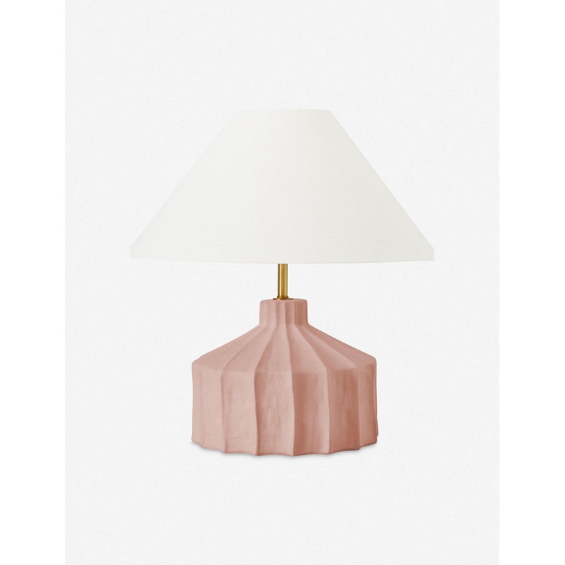Veneto Table Lamp by Kelly Wearstler Dusty Rose Medium