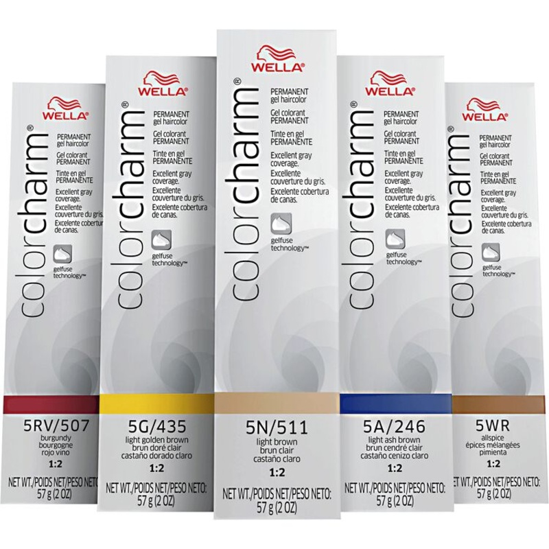 Wella Color Charm Gel Permanent Hair Color 2oz. 1N/051 Black