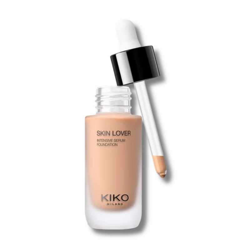 KIKO Milano Skin Lover Intensive Serum Foundation 28ml (Various Shades) 1 Cool Rose