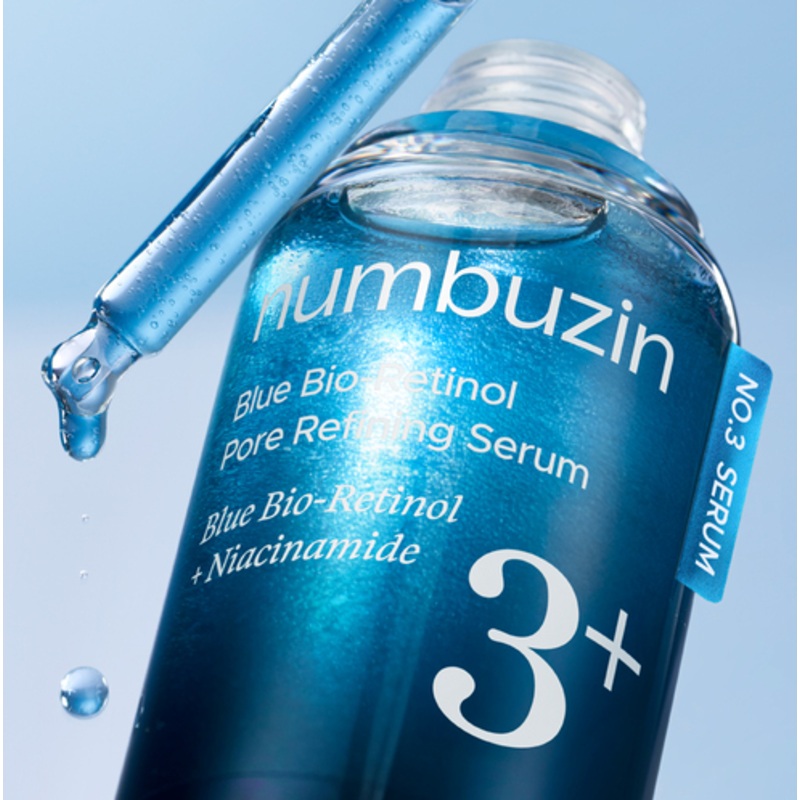 [Numbuzin] No.3 Blue Bio-Retinol Pore Refining Serum 30ml
