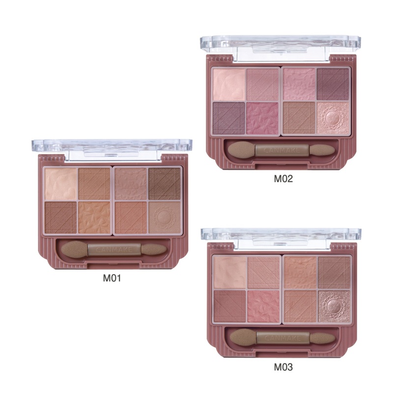 Canmake Petit Palette Eyes (Matte Type) M01 Maple Millefeuille