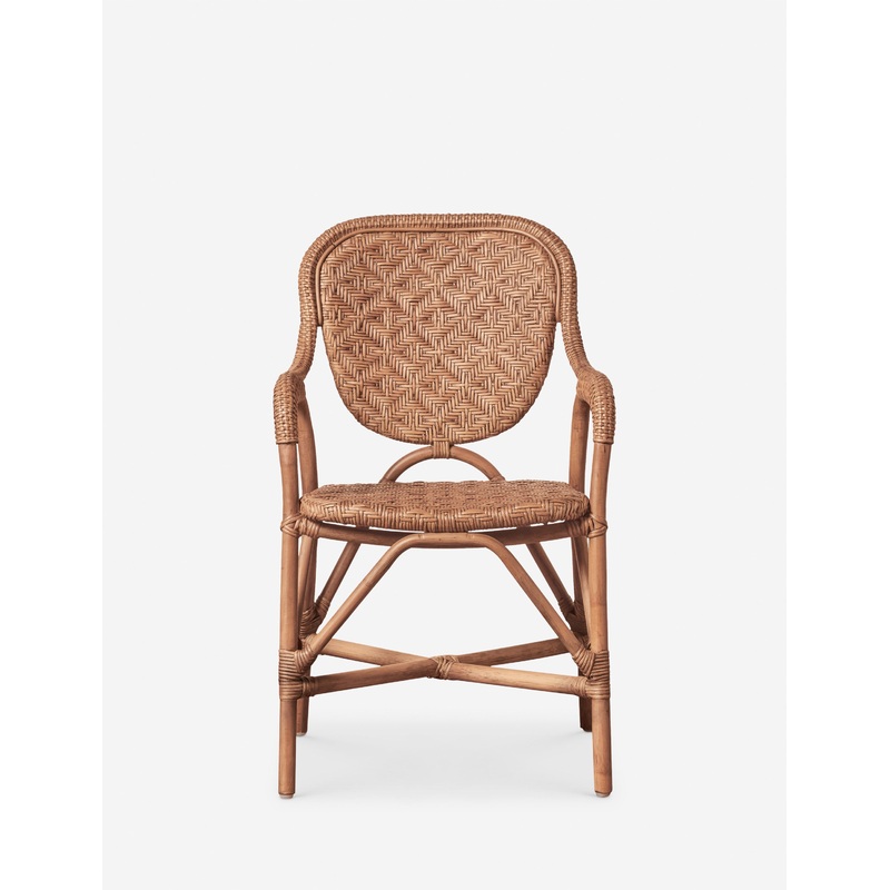 Sesina Dining Arm Chair Brown