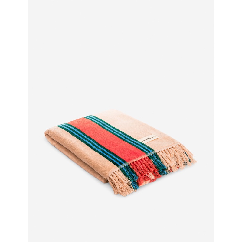 Beach Towel by Business & Pleasure Co. Pink Stripe