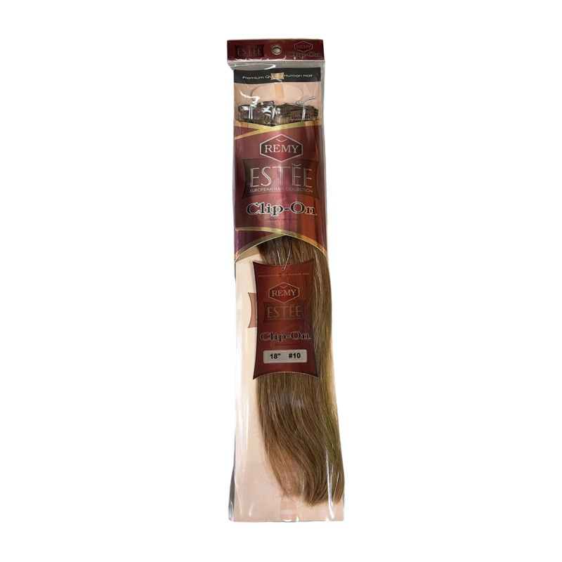 Estee Remy Clip-On 18″ #10 | 100% Remy Human Hair