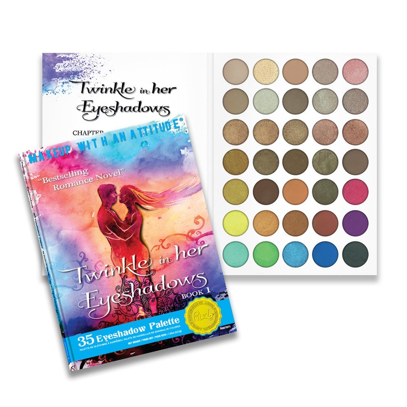 RUDE Twinkle In Her Eyeshadows 35 Eyeshadow Palette – Book 1