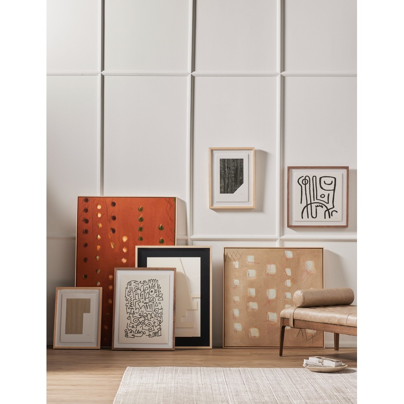 X Spot Rust Wall Art by Jamie Beckwith 60″ x 40″