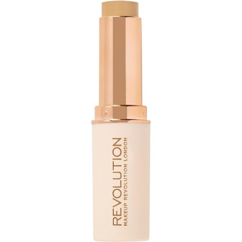 Makeup Revolution Fast Base Stick Foundation – F5 (for light skin tones with pink undertone)
