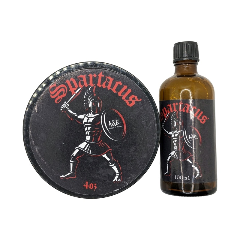 Spartacus Shaving Soap (Kaizen) and Splash – by Ariana & Evans (Used)