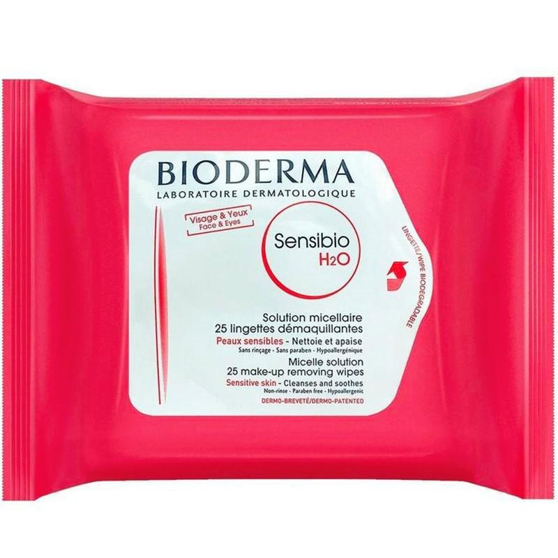 BIODERMA Sensibio H2O Wipes Ingredients  25pcs new code
