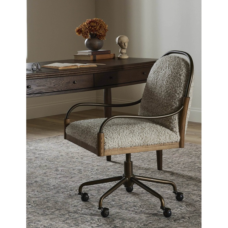 Demi Office Chair by Amber Lewis x Four Hands Stone
