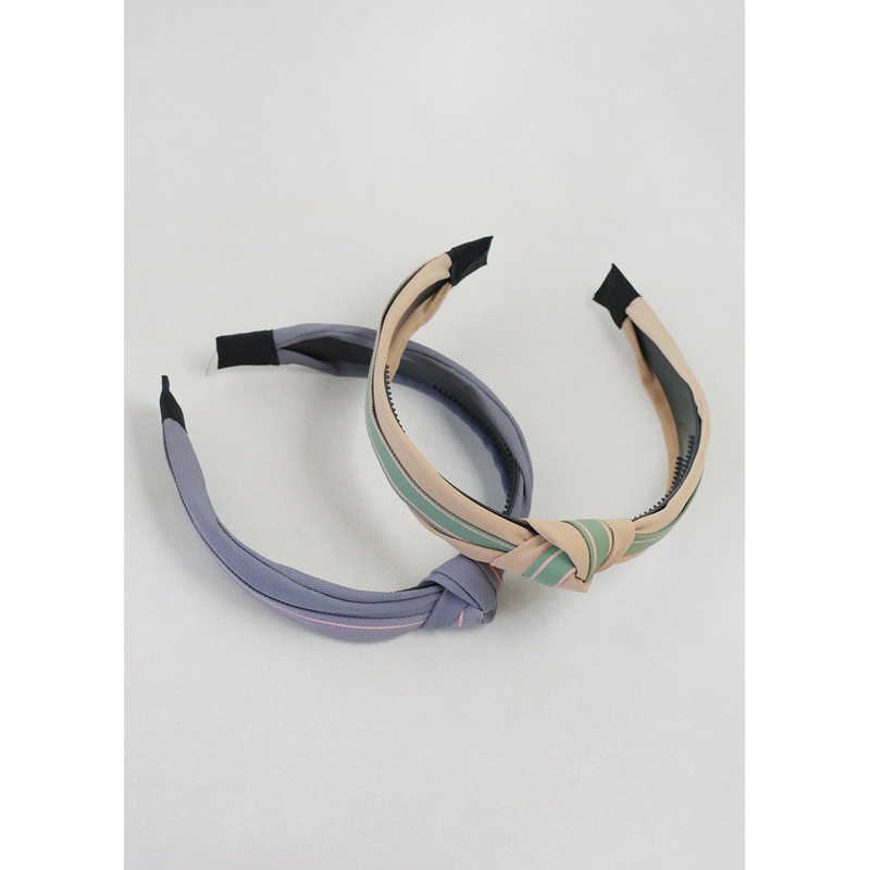 Knotted Headband Gray