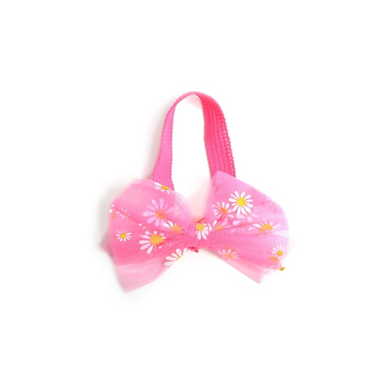 Love Flowers Baby Headband White