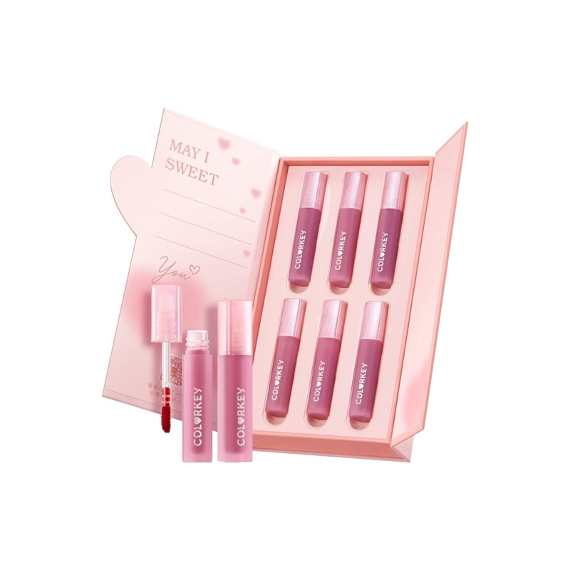 Colorkey Soft Matte Lip Tint Mini Set for Qixi 6g Qixi Mini Set