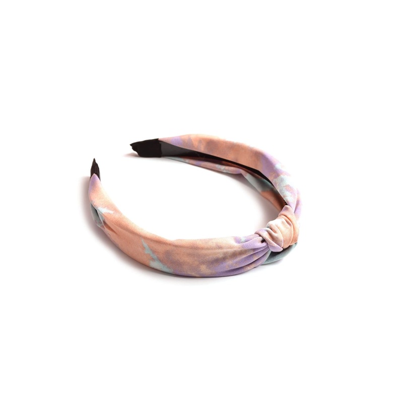 Girly Tie Dye Headband Yellow