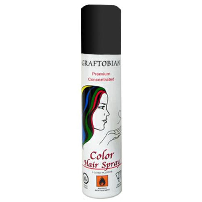 Graftobian Color Hair Spray – Black