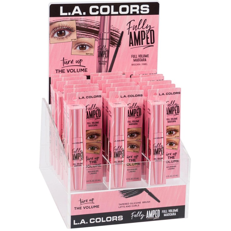 L.A. Colors Full Amped Full Volume Mascara – Wholesale Display 18 Units (CAD490)