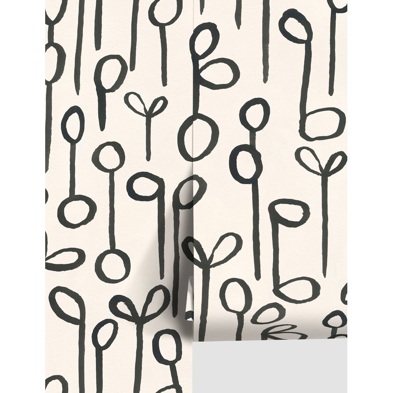Seedlings Wallpaper by Susan Hable Ivory