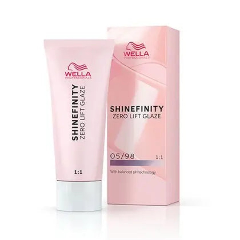 Wella Shinefinity Zero Lift Glaze Demi-Permanent Hair Color – 05/98 Light Brown Cendre Pearl