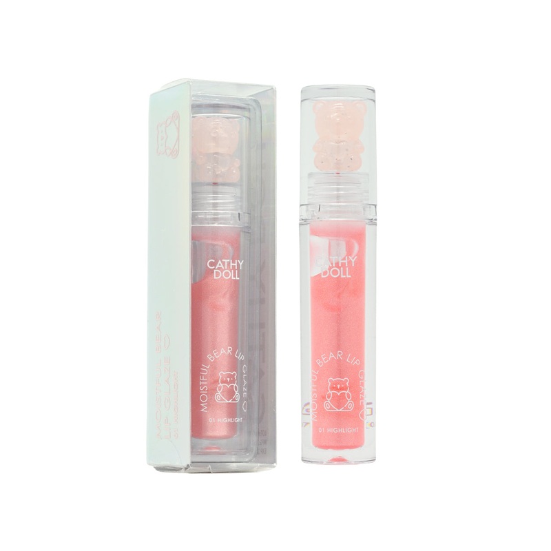 Cathy Doll Moistful Bear Lip Glaze #01 Highlight 2.2g