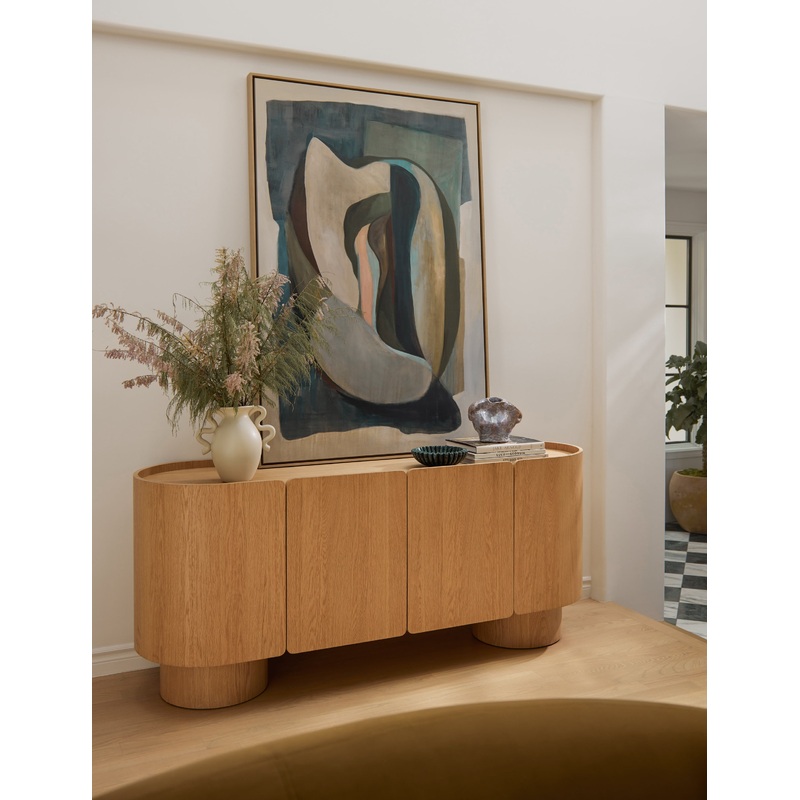 Harmony in Flux Wall Art by Maelani Blue Blue 40″ x 60″