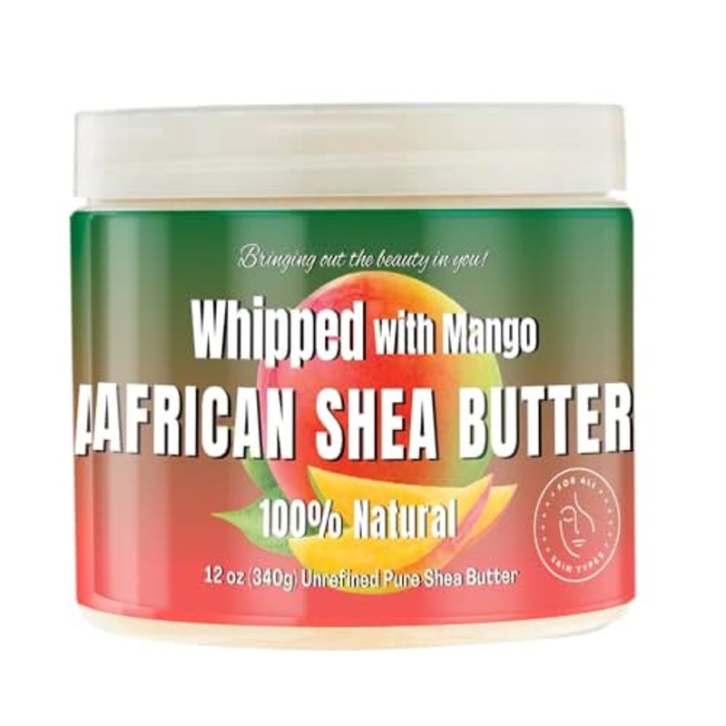 RA Cosmetics 100% Pure Whipped Shea Butter Mango 12oz