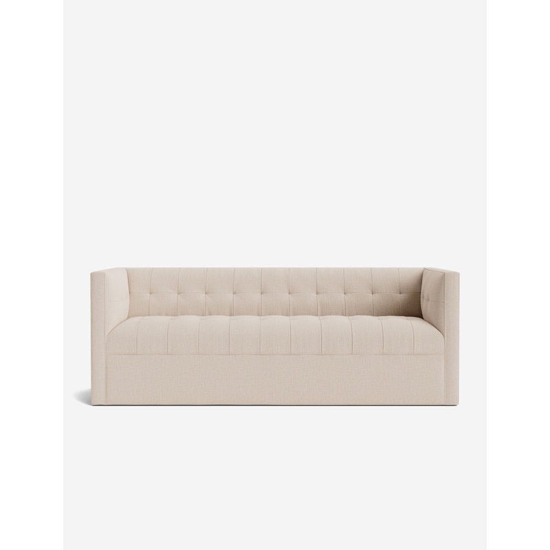 Sandbury Sofa White Boucle