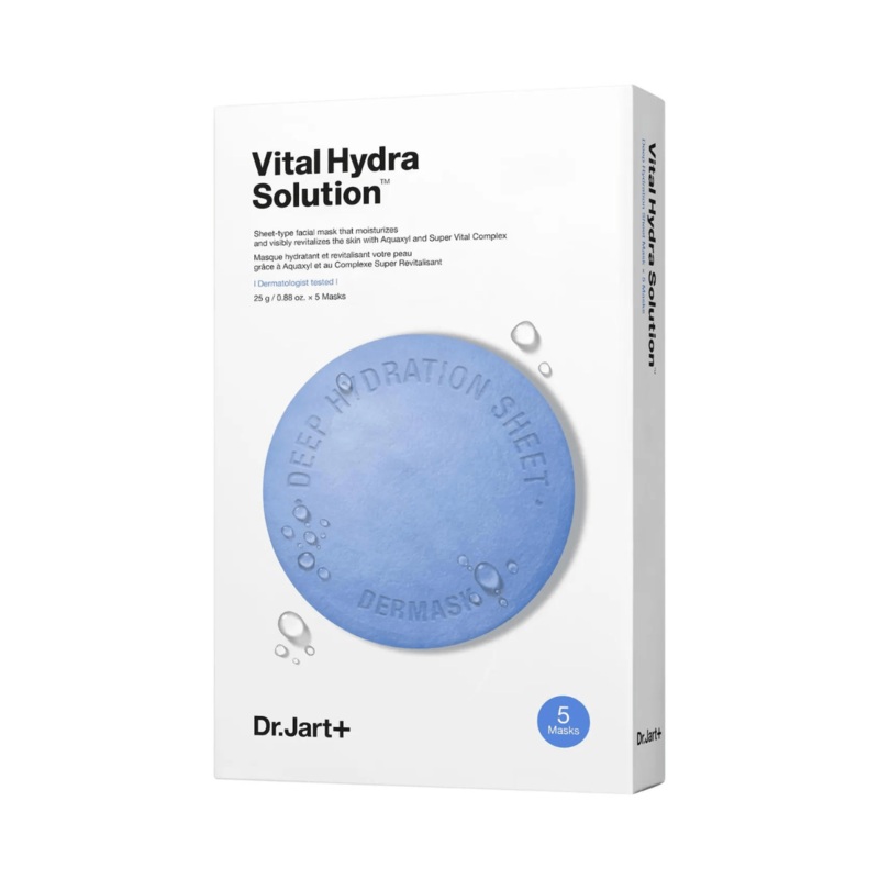 Vital Hydra Solution Mask – 1 Box of 5 Sheets