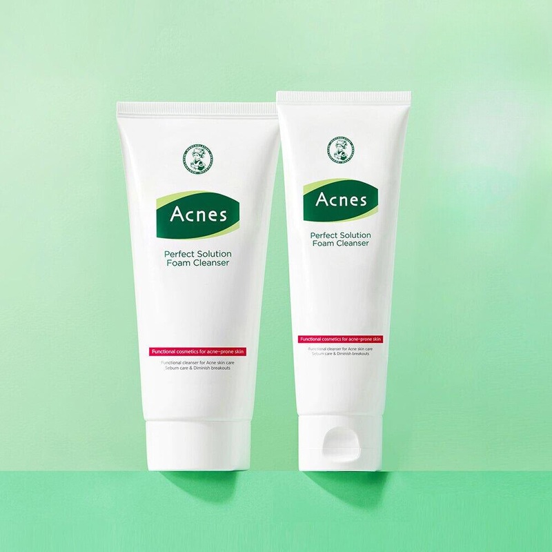 Acnes Perfect Solution Foam Cleanser 200mL+125mL Special Set Acnes Perfect Solution Foam Cleanser 200mL+125mL Special Set