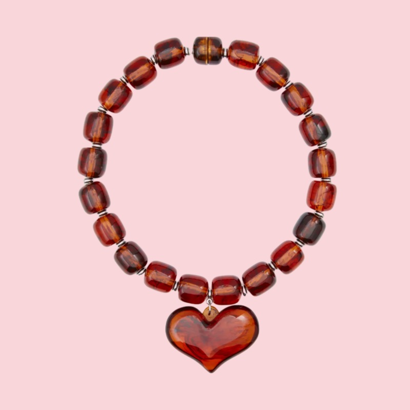 Amore Necklace Amber