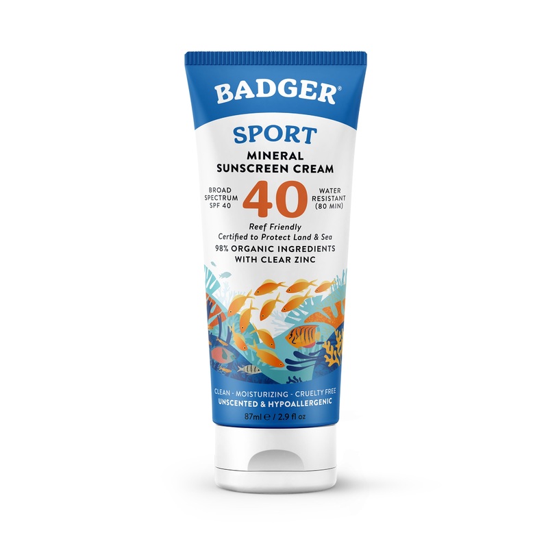 Sport Mineral Sunscreen Cream – SPF 40