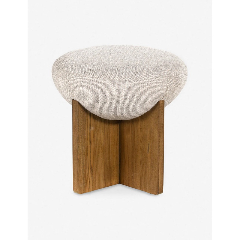 Yurewn Round Ottoman Natural